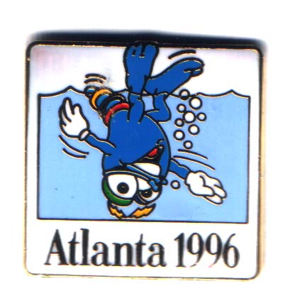 Atlanta 1996 Izzy diving